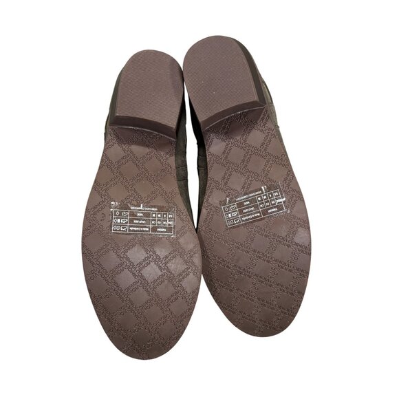 Vionic Womens Farrah Suede Ankle Boots Olive Size 8.5W With Side Zipper & Buckle - Picture 10 of 12